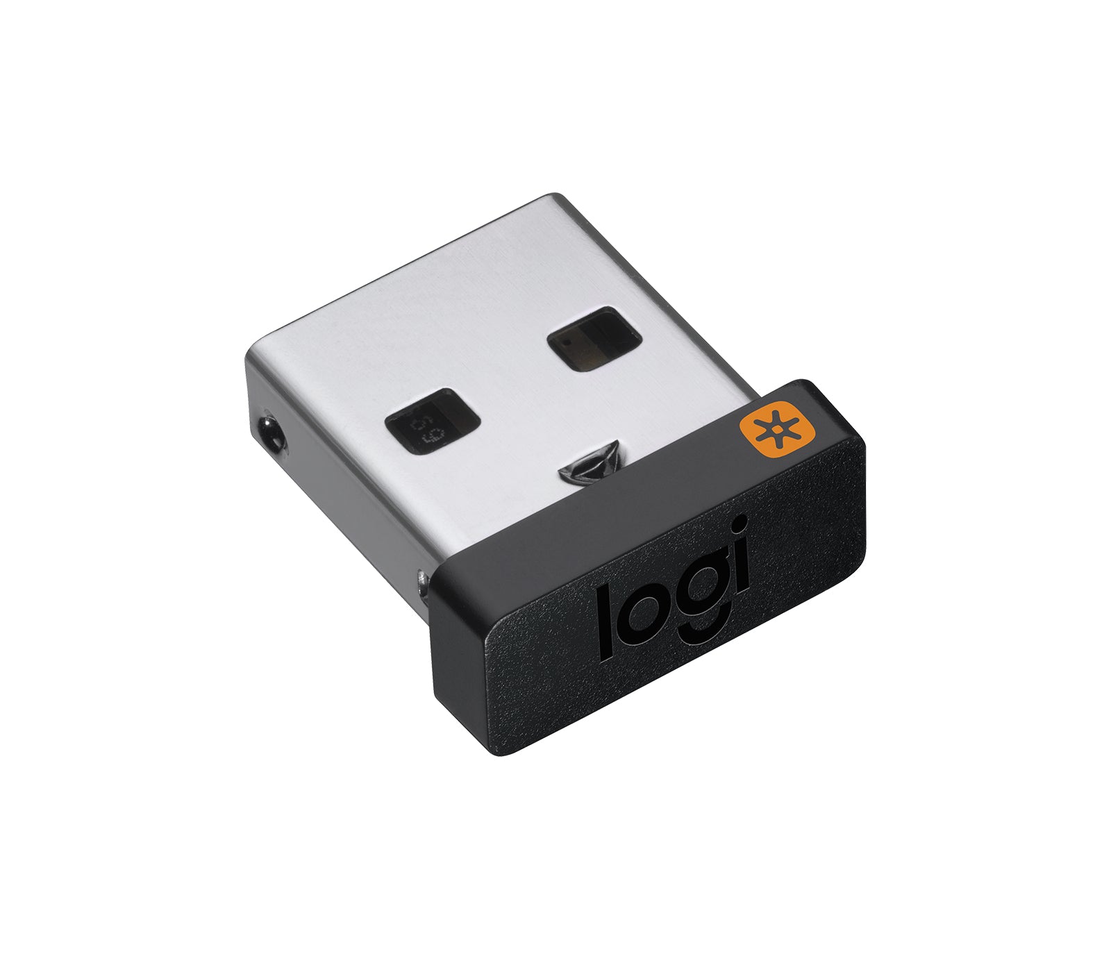Logitech USB-Receiver – Schwarz/Silber – für Maus und Tastatur