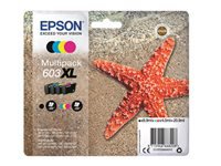 Epson Tintenpatronen-Multipack 603XL, CMYK, XL, 4er-Pack – für Epson Expression/WorkForce-Modelle und andere