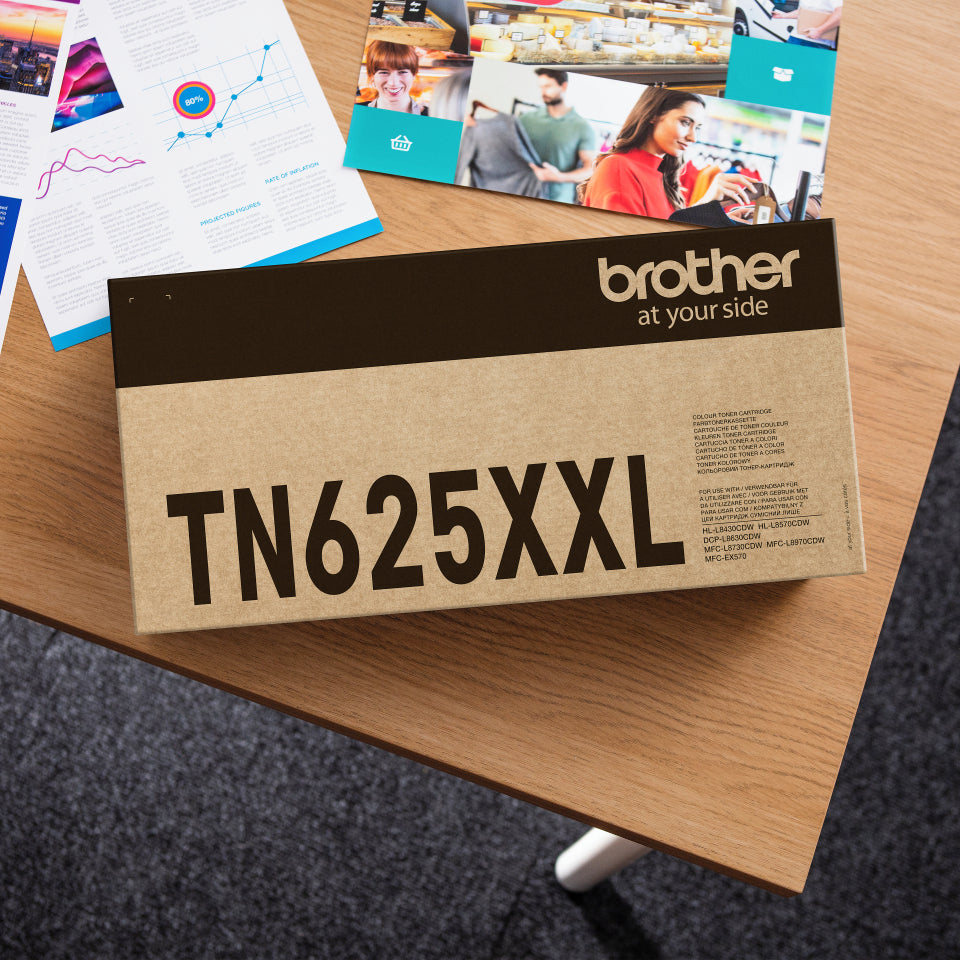Brother TN-625 Schwarz Toner – Original XXL – 7'500 Seiten – für Brother