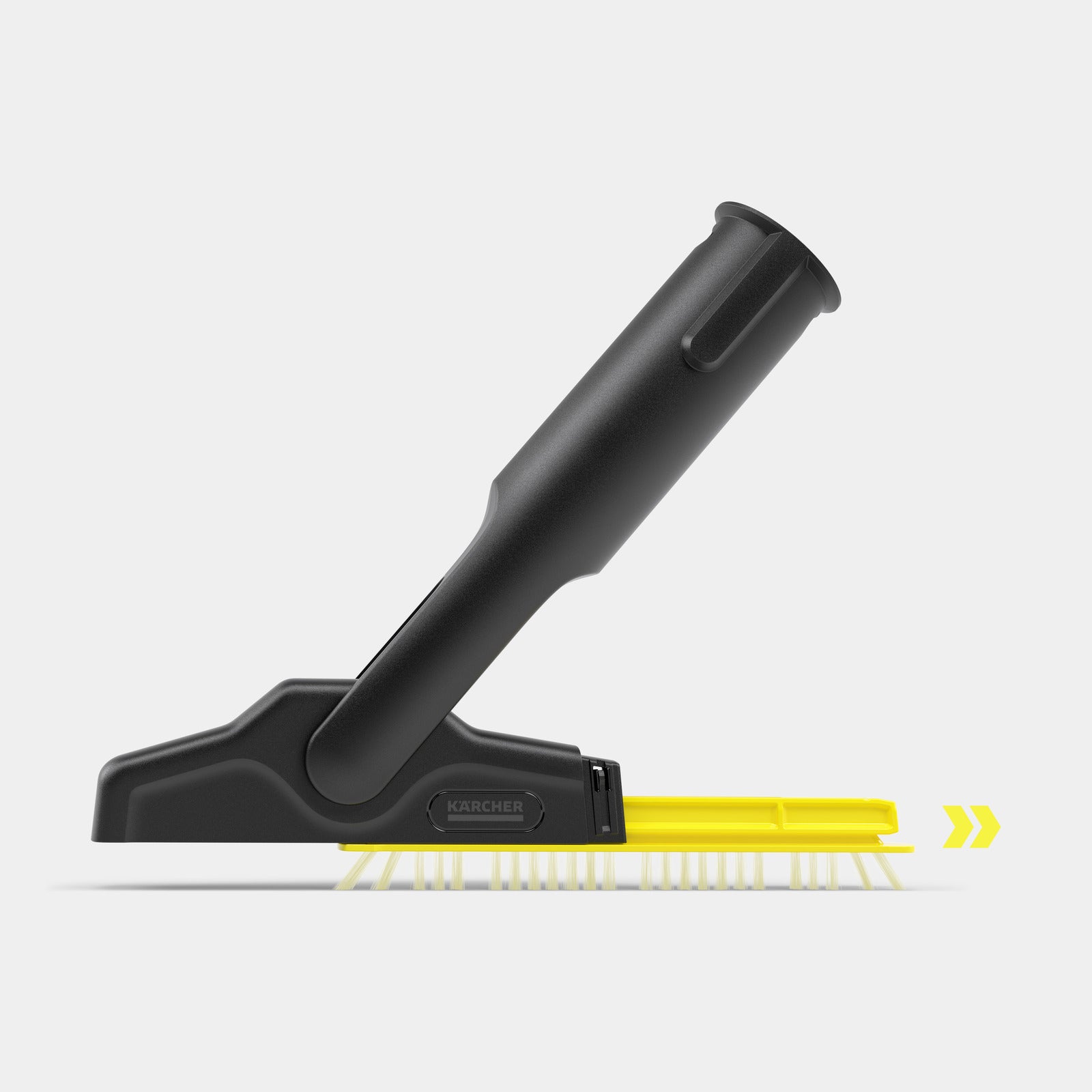 Kärcher Bürstenaufsatz Fugenbürste XXL – 3,9 cm, für SC 1 Multi, SC 1 Multi & Up & weitere, schwarz/gelb