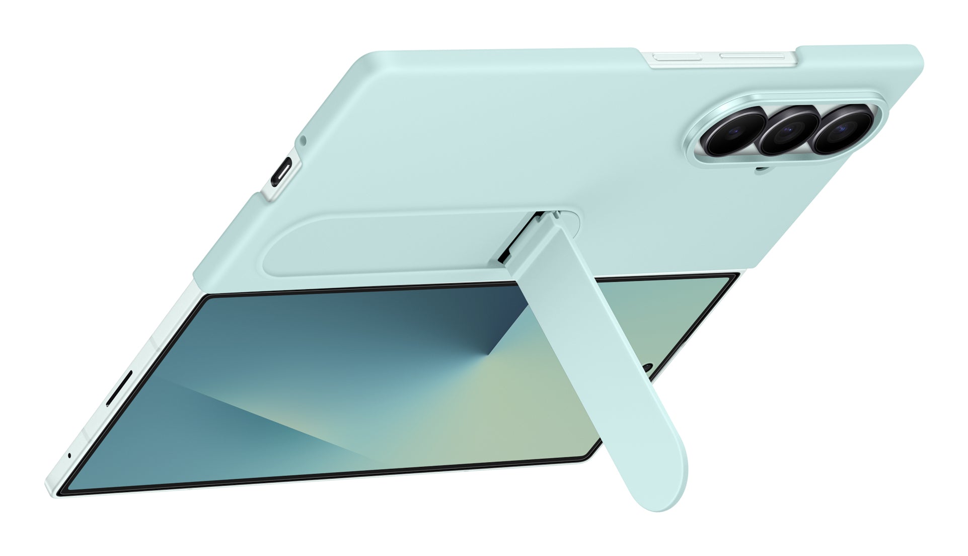 Samsung Backcover – für Samsung Galaxy Z Fold7 – hellblau – Silikon