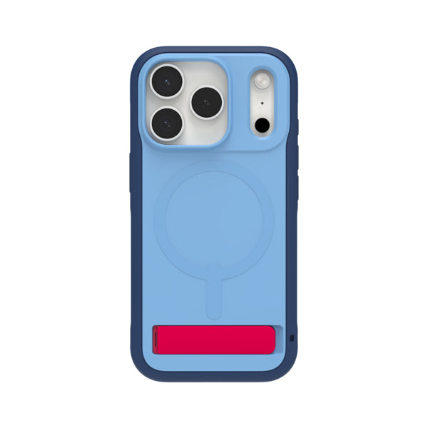 ZAGG Sedona Snap Backcover – für Apple iPhone 17 Pro, MagSafe, mit Ständer, Graphen, Blau, bis 4 m Sturzsicher