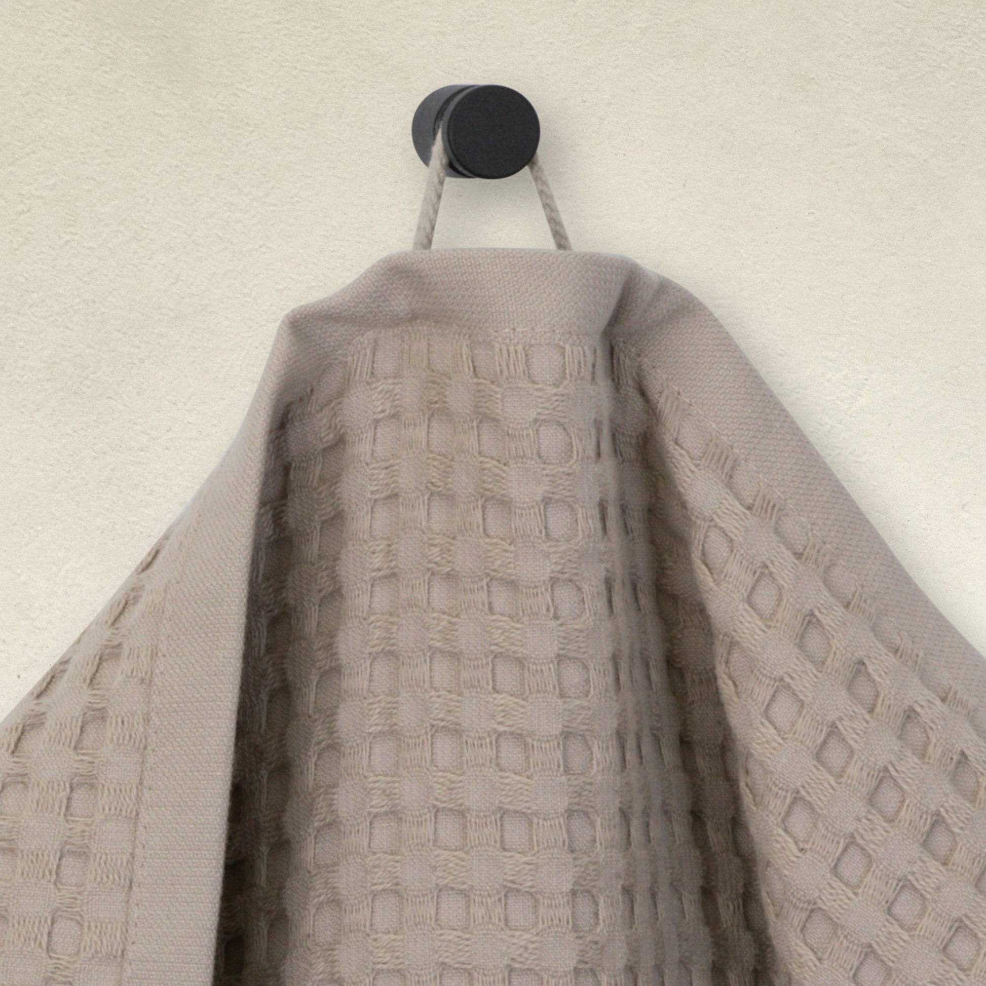 Möve Piqué Duschtuch – 70 × 140 cm, Grau, 100% Baumwolle, 350 g/m², OEKO-TEX
