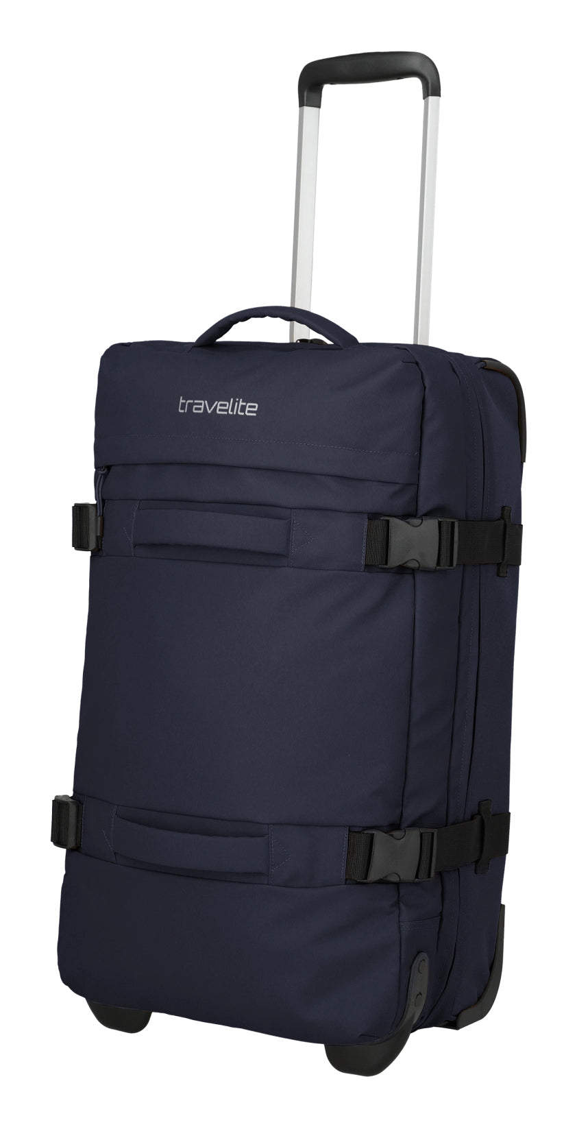 Travelite Bolonia – Reisetasche, 50 l, 2 Rollen, Polyester, Marineblau, 35 × 63 × 23 cm