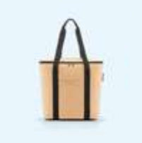 Reisenthel Stofftasche Polyester, schwarz, braun, 380×350×160 mm, mit Alufolie-Futter