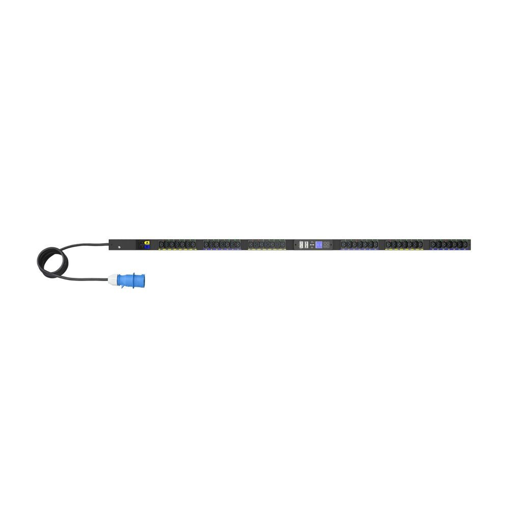 Eaton PDU G4 MA Rack-PDU 7400 W Managed – 0U, CEE 32A 1Ph – C13×24, C39×18, RJ-45×4, USB×2 – schwarz