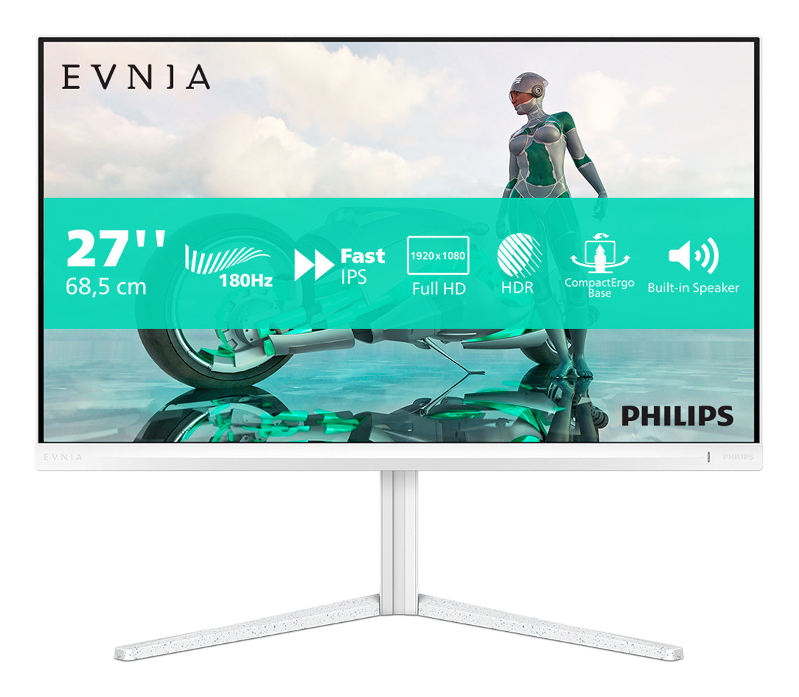 Philips 27M2N3201A/00 – Monitor, 27", 180 Hz, 300 cd/m², Adaptive Sync, Lautsprecher, VESA 100 × 100, Schwarz