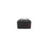 Reisenthel Kosmetiktasche – wasserfest – 4 l – recyceltes Polyester – Glossy Dots Schwarz – 1 Stk.