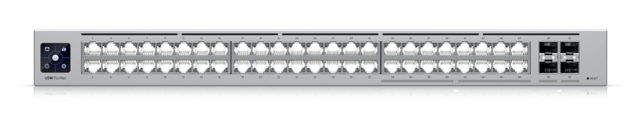 Ubiquiti Pro Max 48 – Managed Switch – 48×2.5G, 4×SFP+, L3, 1U