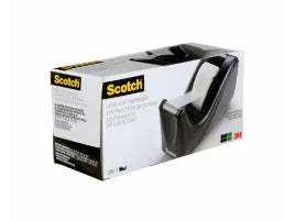 Scotch Tischabroller C60 – für Klebeband bis 19 mm × 38,1 m, inkl. 1 Rolle Magic 19 mm × 33 m, ausklappbar