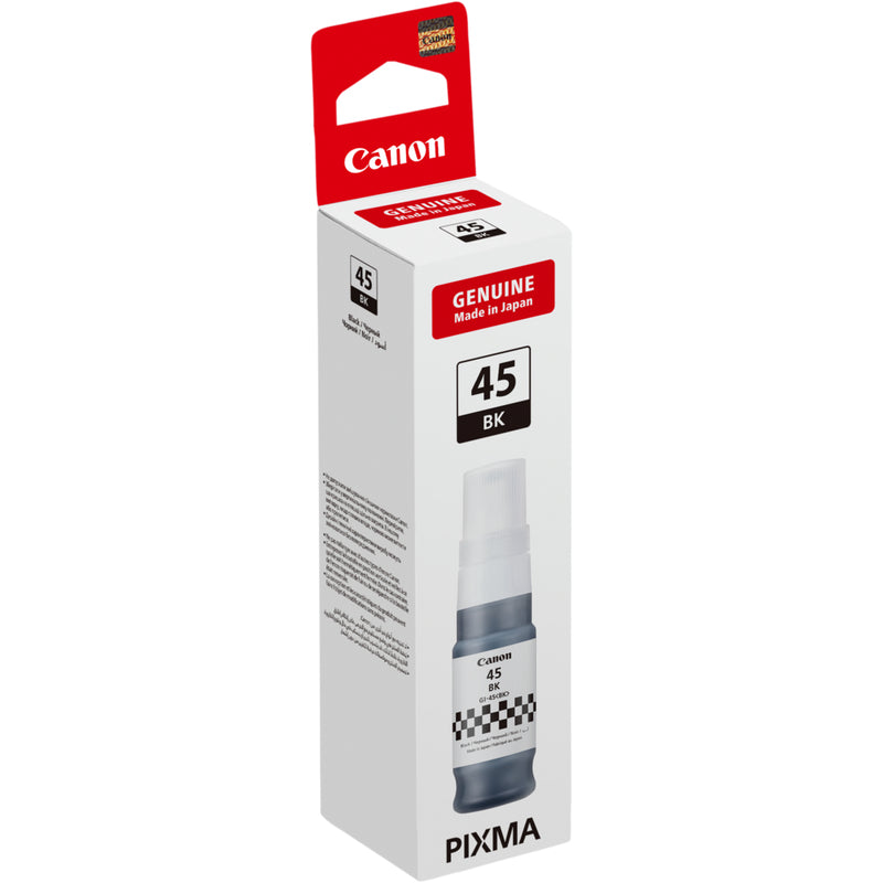 Canon Tintenpatrone GI-45BK, schwarz – für Canon Inkjet-Drucker
