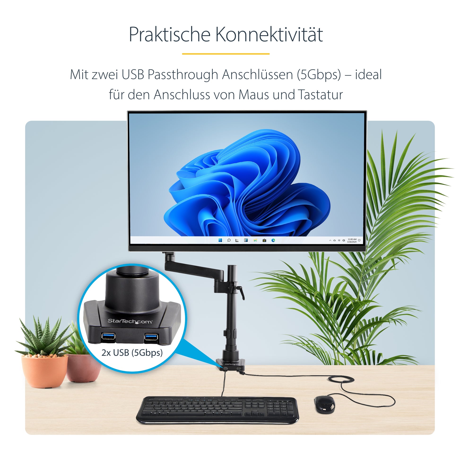 StarTech.com Monitorarm – bis 34"