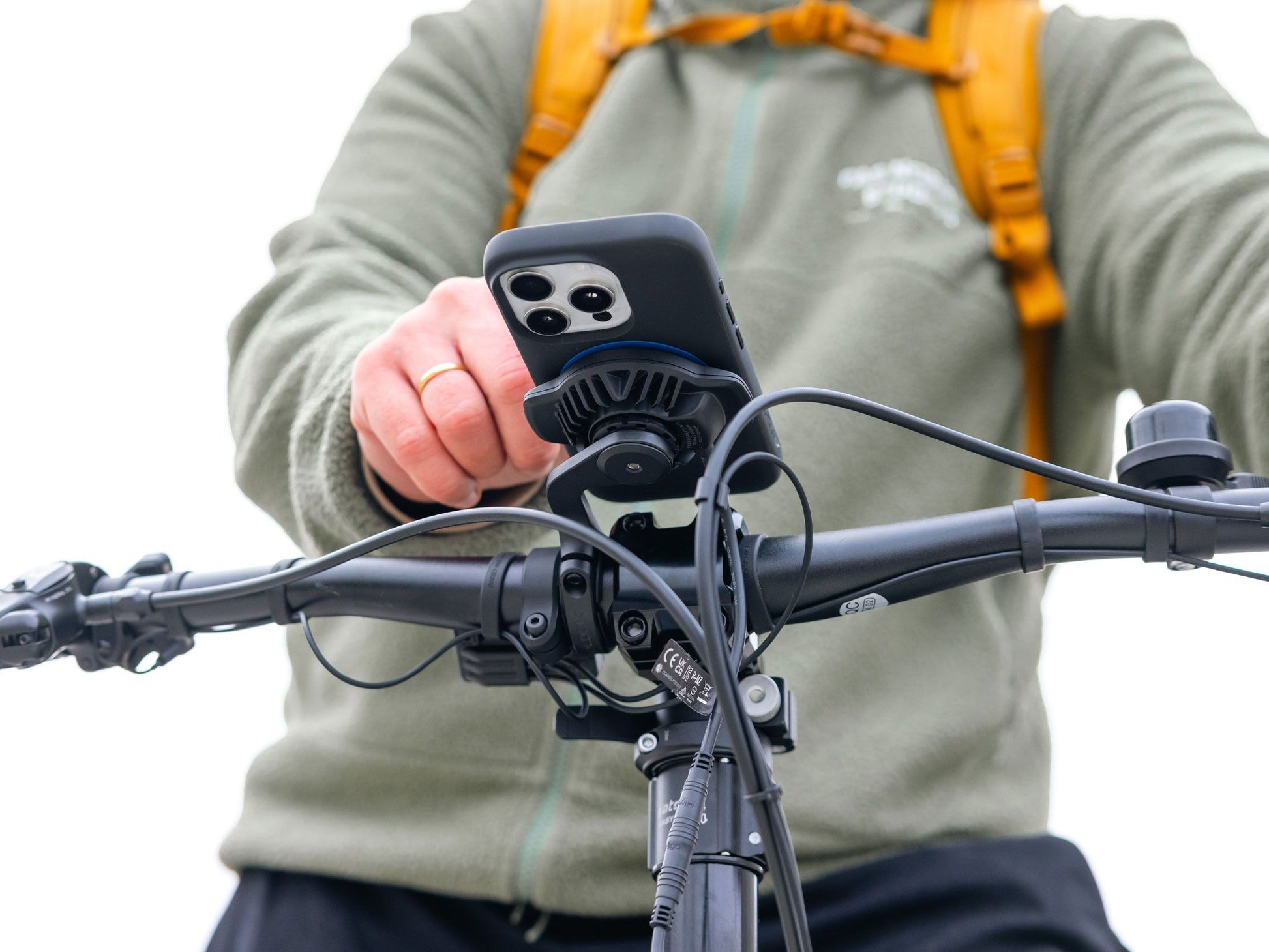 Quad Lock Out Front Mount Pro V2 – Fahrradhalterung – Klemmhalterung, 360° drehbar, für Smartphones