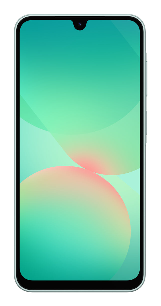 Samsung Galaxy A26 – Mint, 6,7", 1080 × 2340, Android 15, 128 GB, 6 GB, Dual-SIM, 5G, IP67, NFC