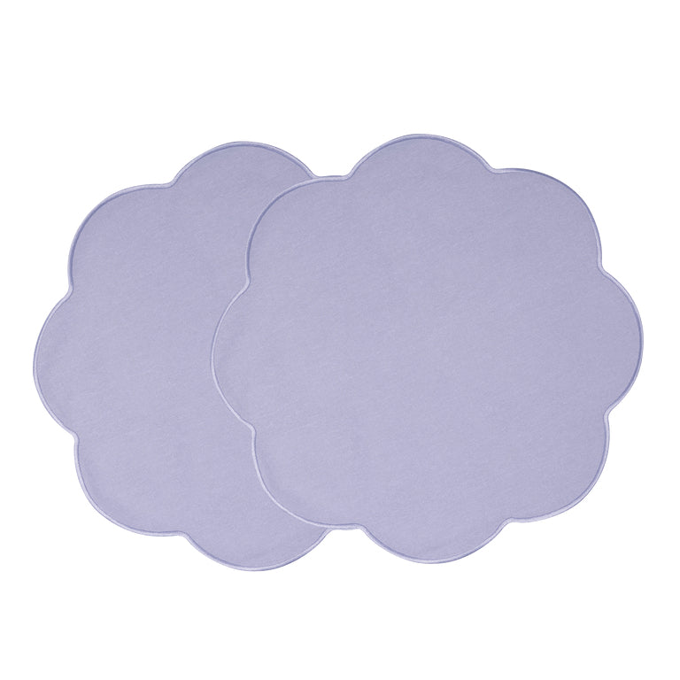 Villeroy & Boch Stoffserviette Fleur – blau – 40 × 40 cm, Baumwolle – 2‑er‑Set