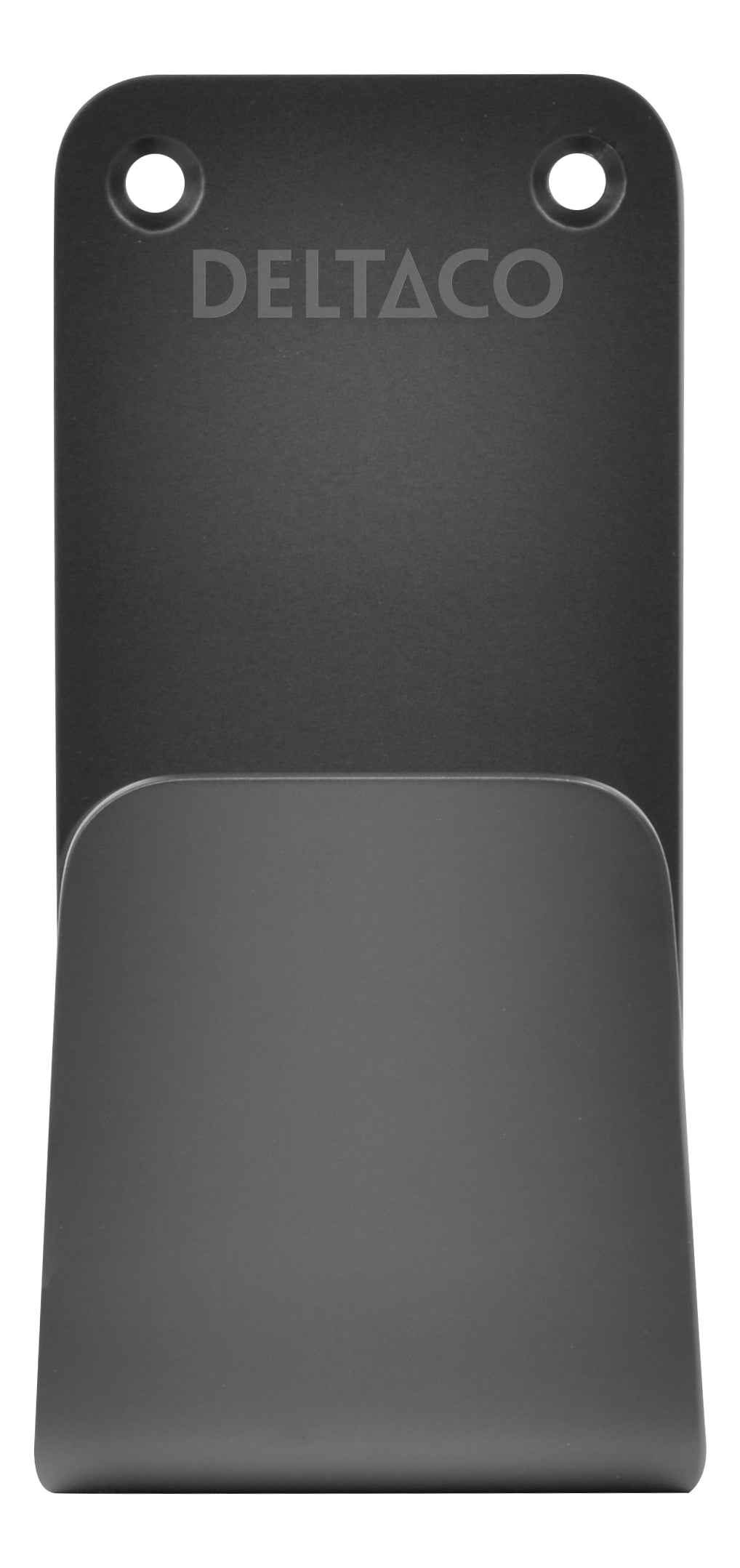 Deltaco Kabelhalter, Edelstahl SS304 – schwarz