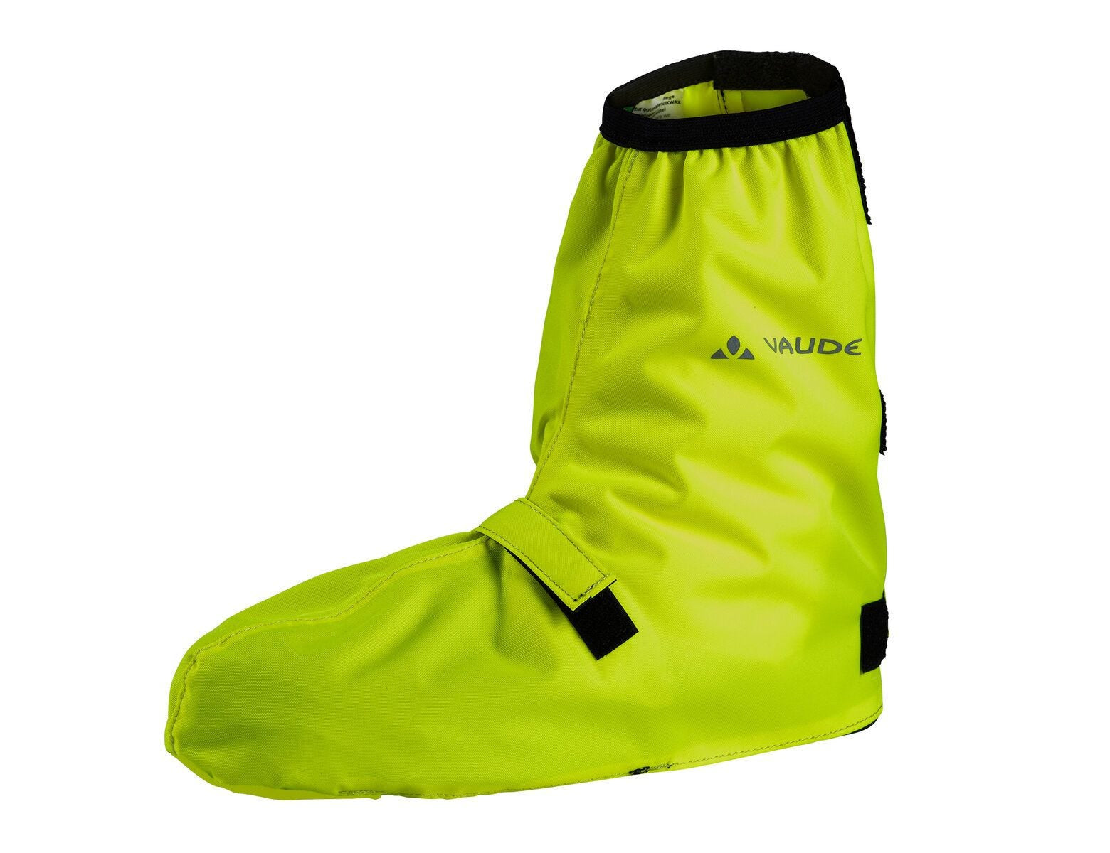 VAUDE Gamaschen – Grösse 47–49 – Schwarz/Neongrün, Polyester (recycelt), PU-beschichtet, wasserfest