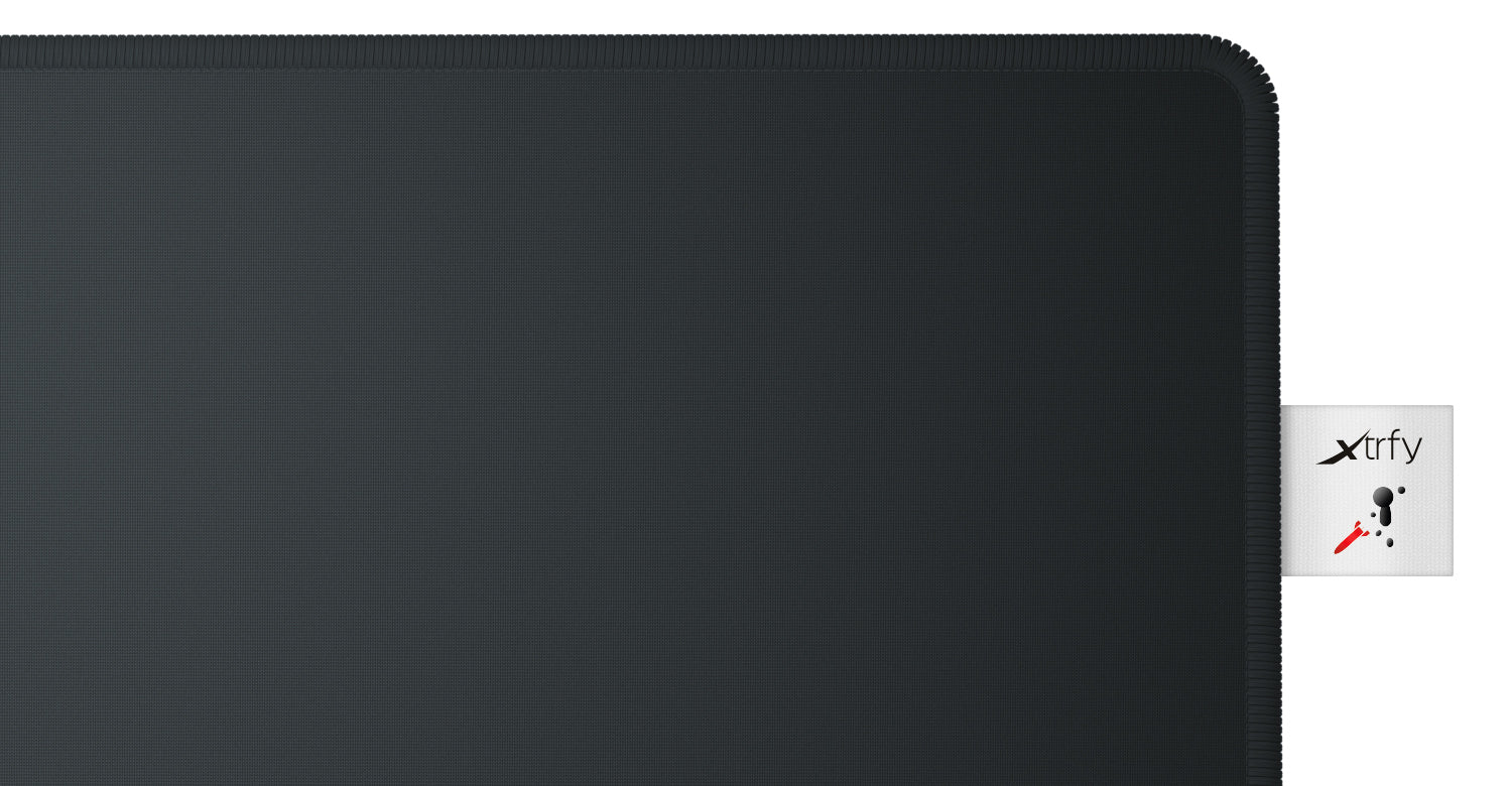 CHERRY XTRFY GPZ1 – Gaming-Mauspad – 460 × 400 mm, Tuch, Schwarz