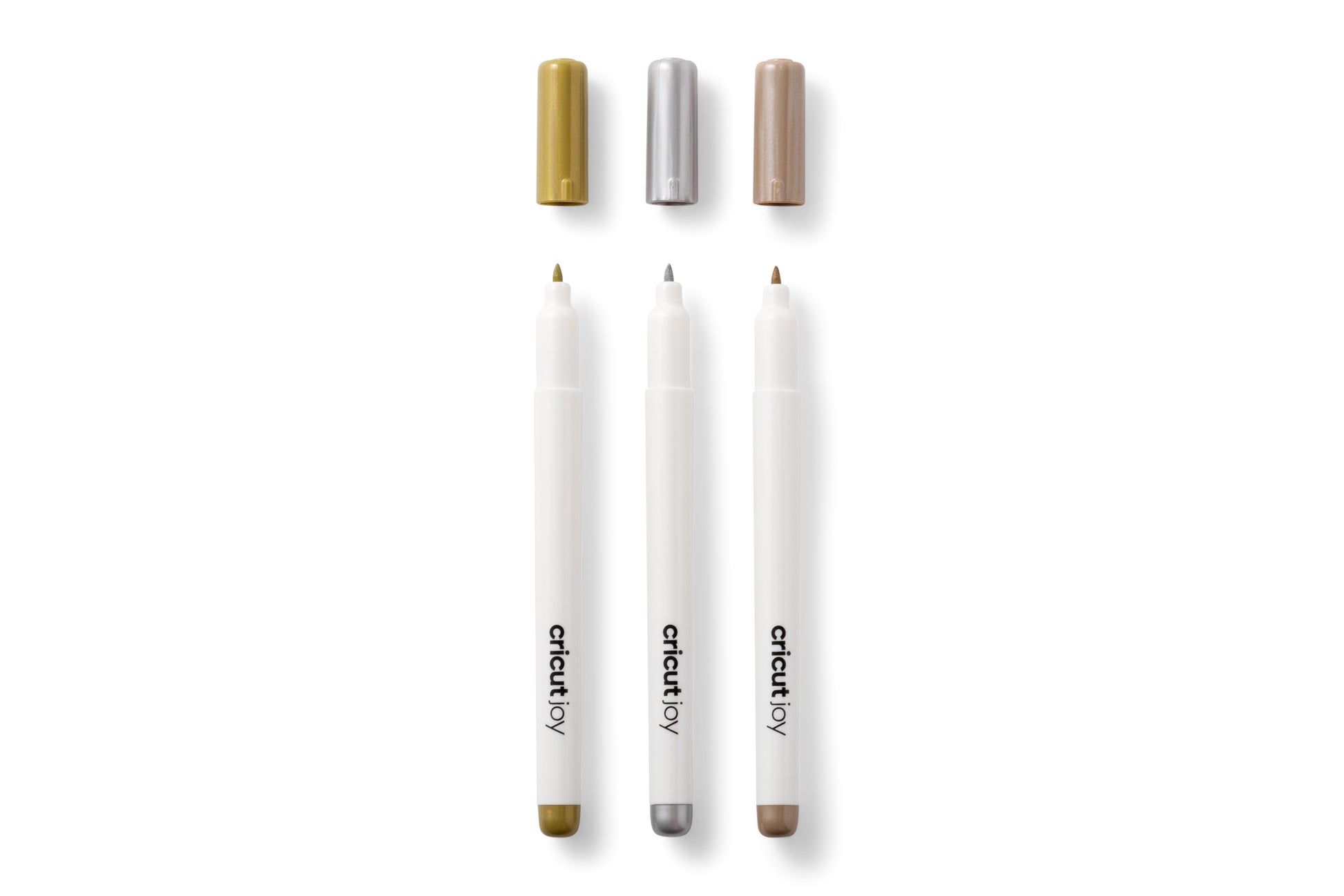 Cricut Stifteset für Cricut Joy Schneideplotter – sortiert (Gold, Silber, Kupfer)