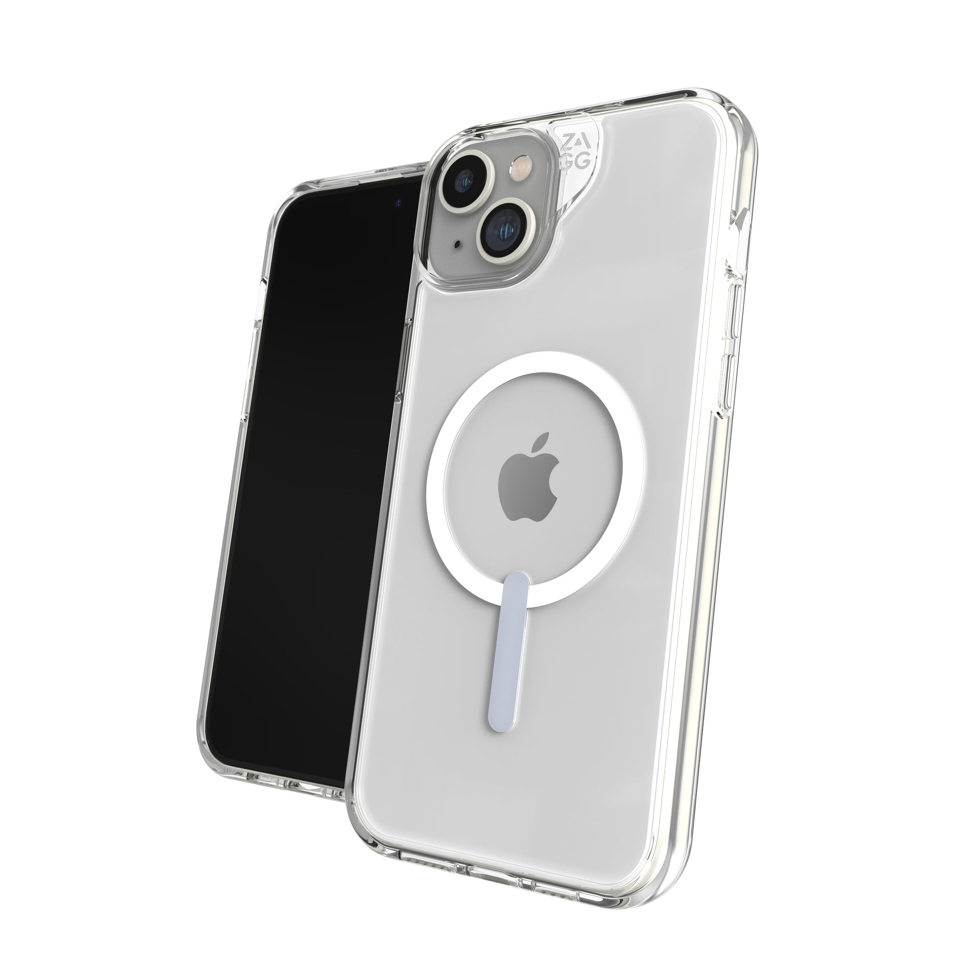 ZAGG Crystal Palace Snap – Backcover – für Apple iPhone 15 Plus/14 Plus, Transparent, bis 4 m Sturzsicher