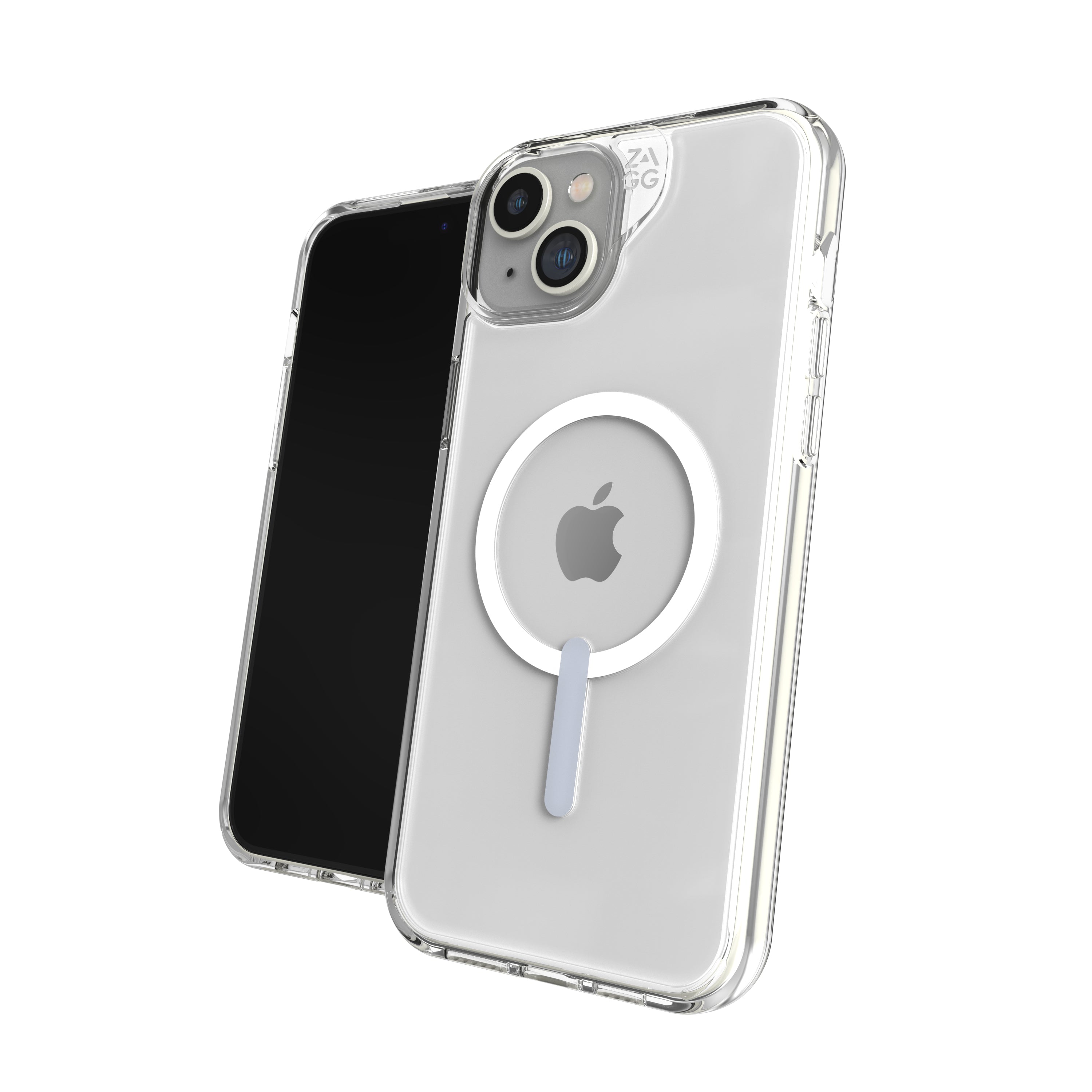 ZAGG Crystal Palace Snap – Backcover – für Apple iPhone 15 Plus/14 Plus, Transparent, bis 4 m Sturzsicher