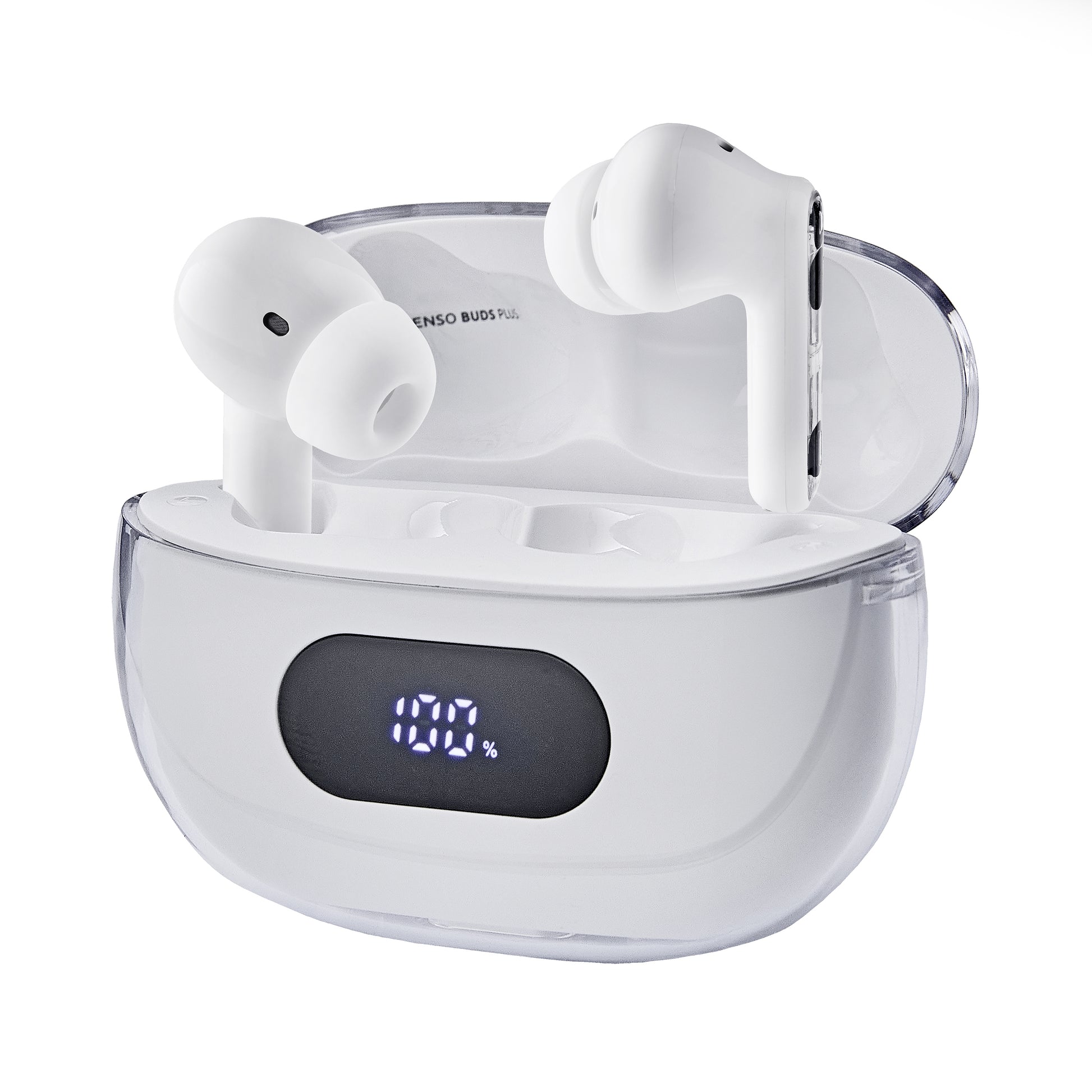 Intenso Buds Plus T312AE TWS In-Ear – ANC, mit Ladecase, Weiss, BT 5.4