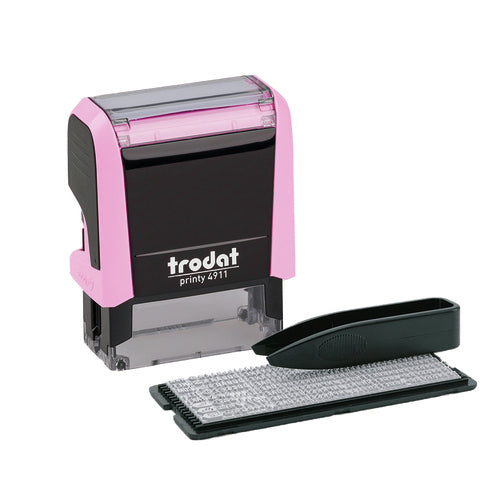 Trodat Motivstempel Printy 4911 – Text zum Selbersetzen, selbstfärbend, 38 × 14 mm