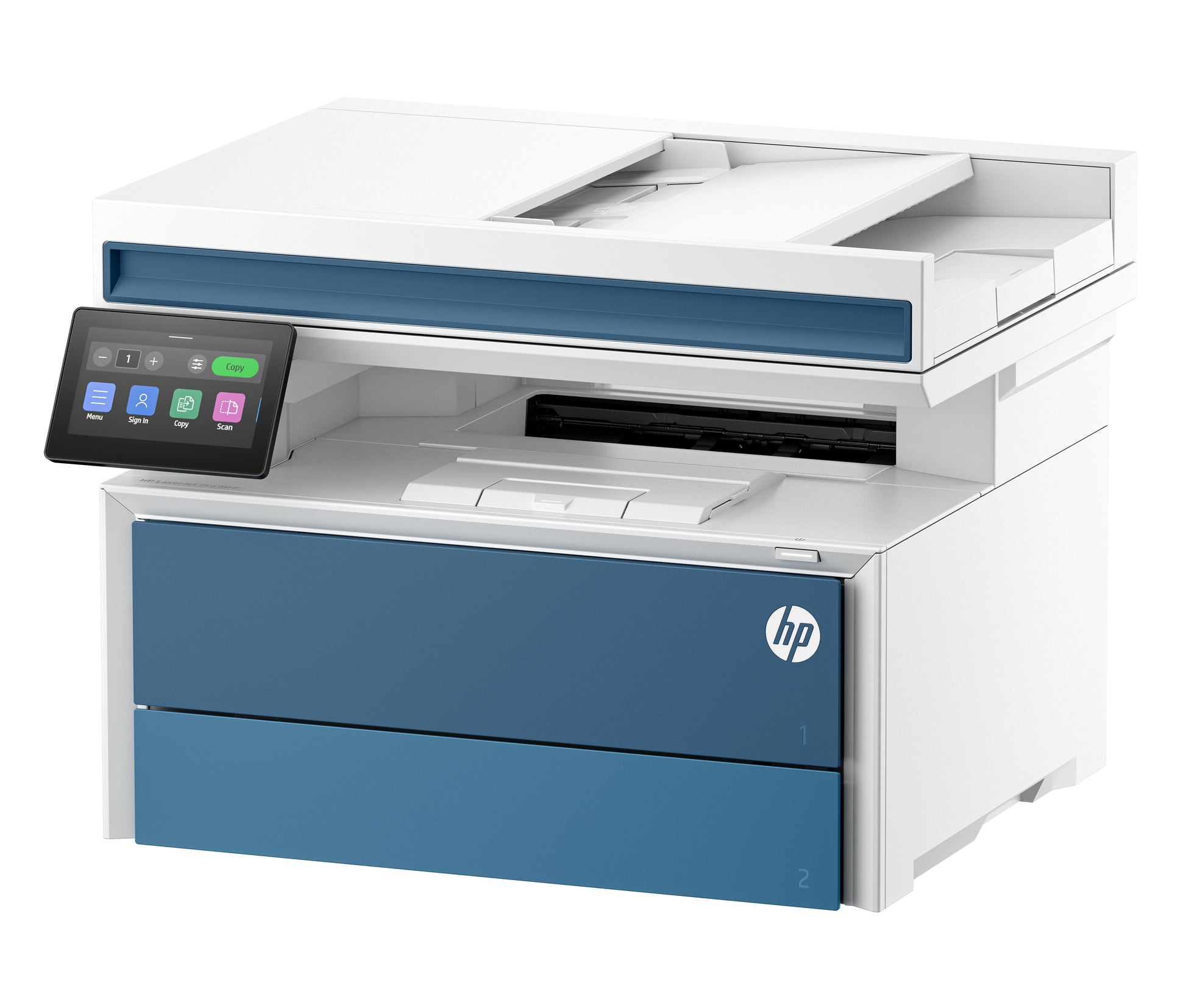 HP Laserjet Pro 4113Dwg Schwarz – SW Laser-Multifunktionsdrucker, A4, 3-in-1, Duplex, WLAN/LAN, Touchscreen