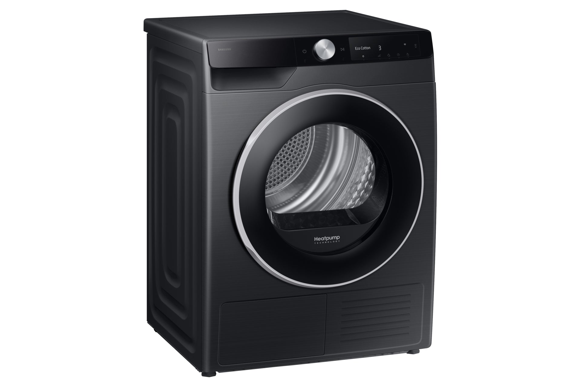 Samsung Wäschetrockner DV90DG6845LBU5 – Wärmepumpe, 9 kg, 60 × 85 × 60 cm, Schwarz