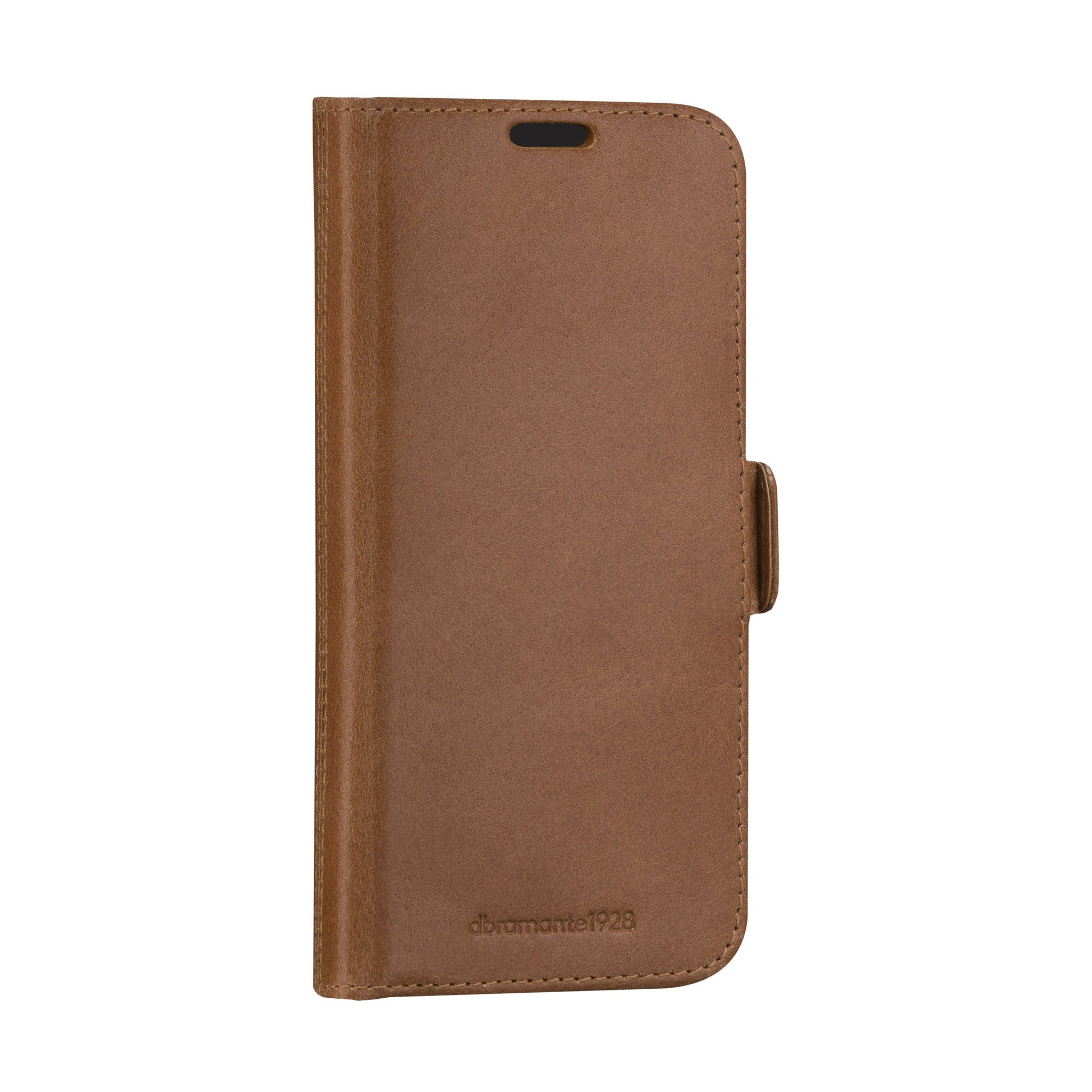 dbramante1928 Lynge Folio – für Samsung Galaxy A55 5G, 3 Kartenfächer, Leder, Tan