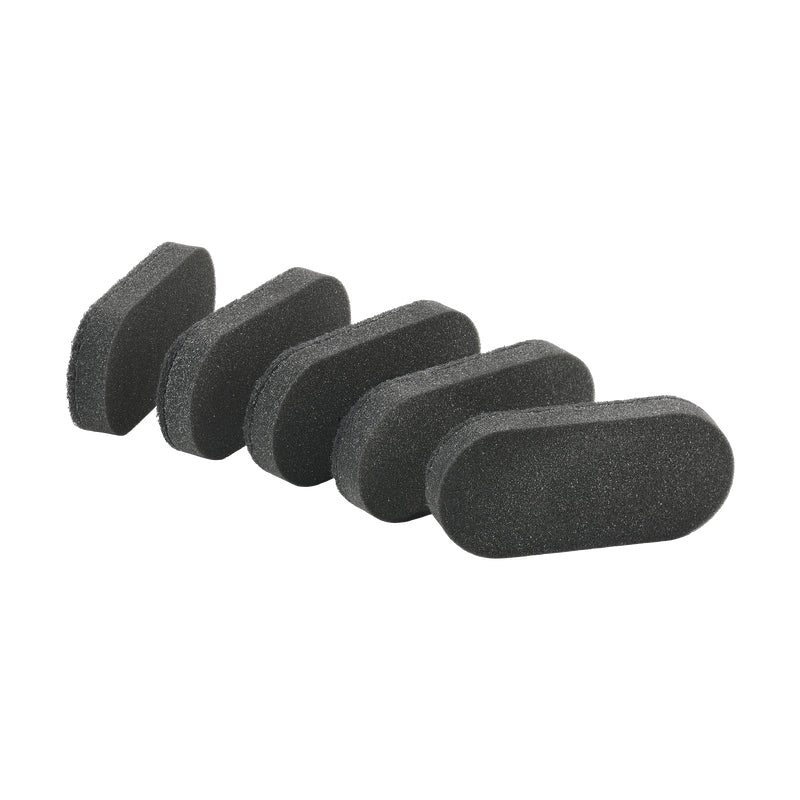 Zone Denmark Spülschwamm – Schaumstoff, Rechteckig, 14,8 × 6,8 × 2 cm, Schwarz, 5 Stk.