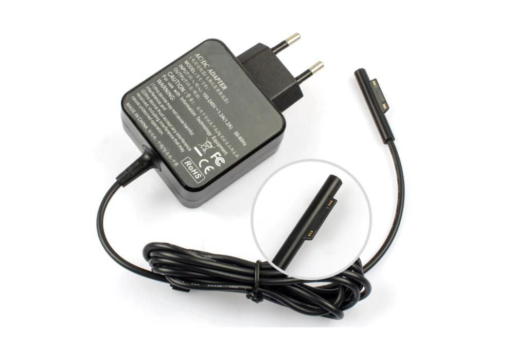CoreParts RC2-00002 Netzteil 31 W – für Surface Pro 3 – EU-Stecker (Typ C) – Schwarz