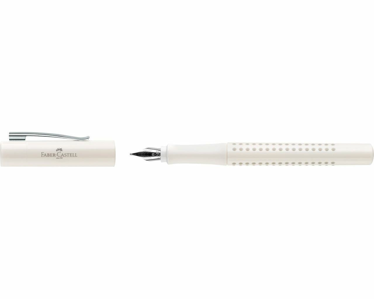 Faber-Castell Grip 2010 Coconut Milk – Füllfederhalter – Weiss – Edelstahl