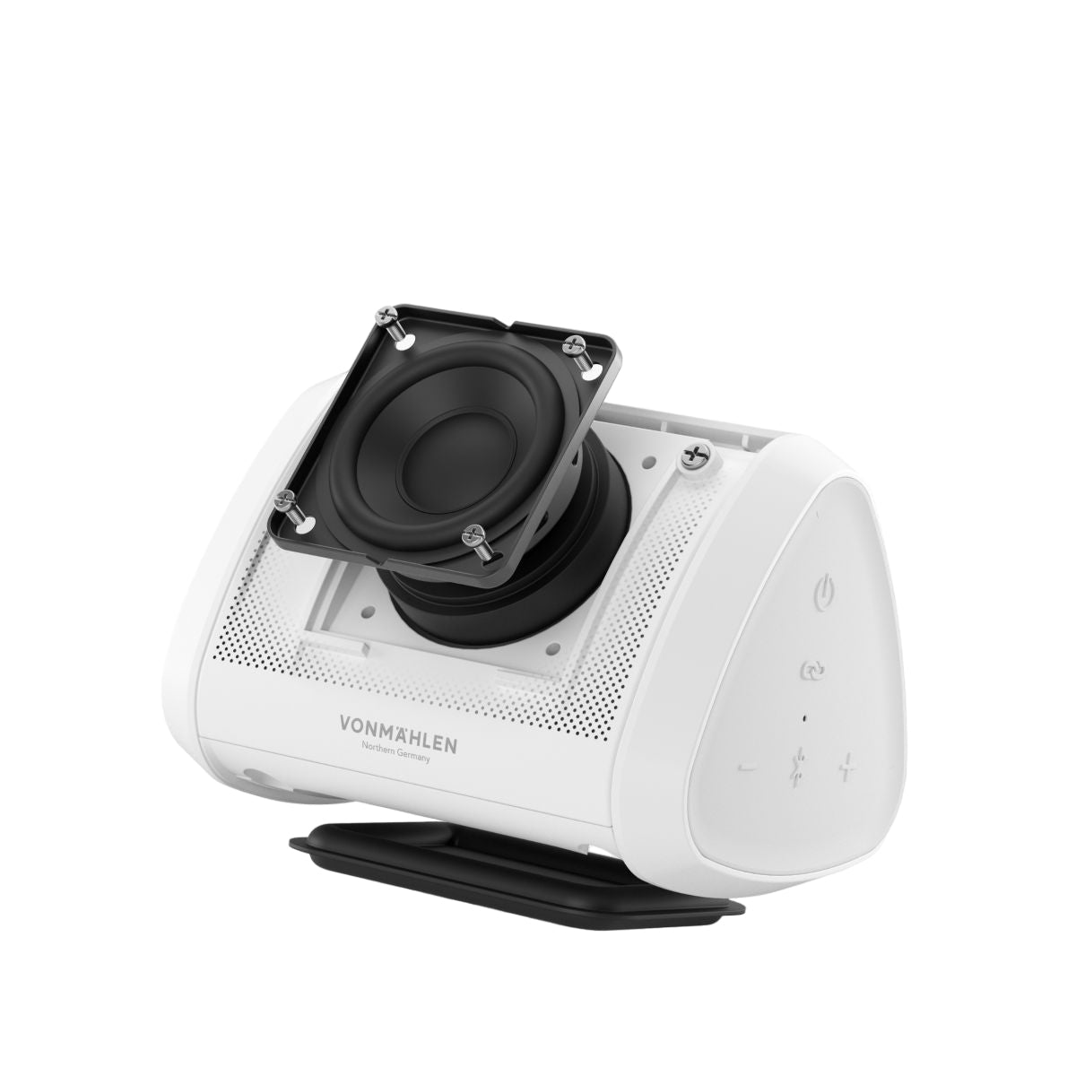 Vonmählen Air Beats Mini – Bluetooth-Lautsprecher – IPX6, 13 h Akku, Bluetooth 5.0, Mikrofon, Weiss