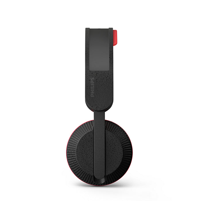 Philips TAA6219BK – On-Ear Bluetooth Kopfhörer – spritzwassergeschützt, USB-C – Rot – bis 80 h
