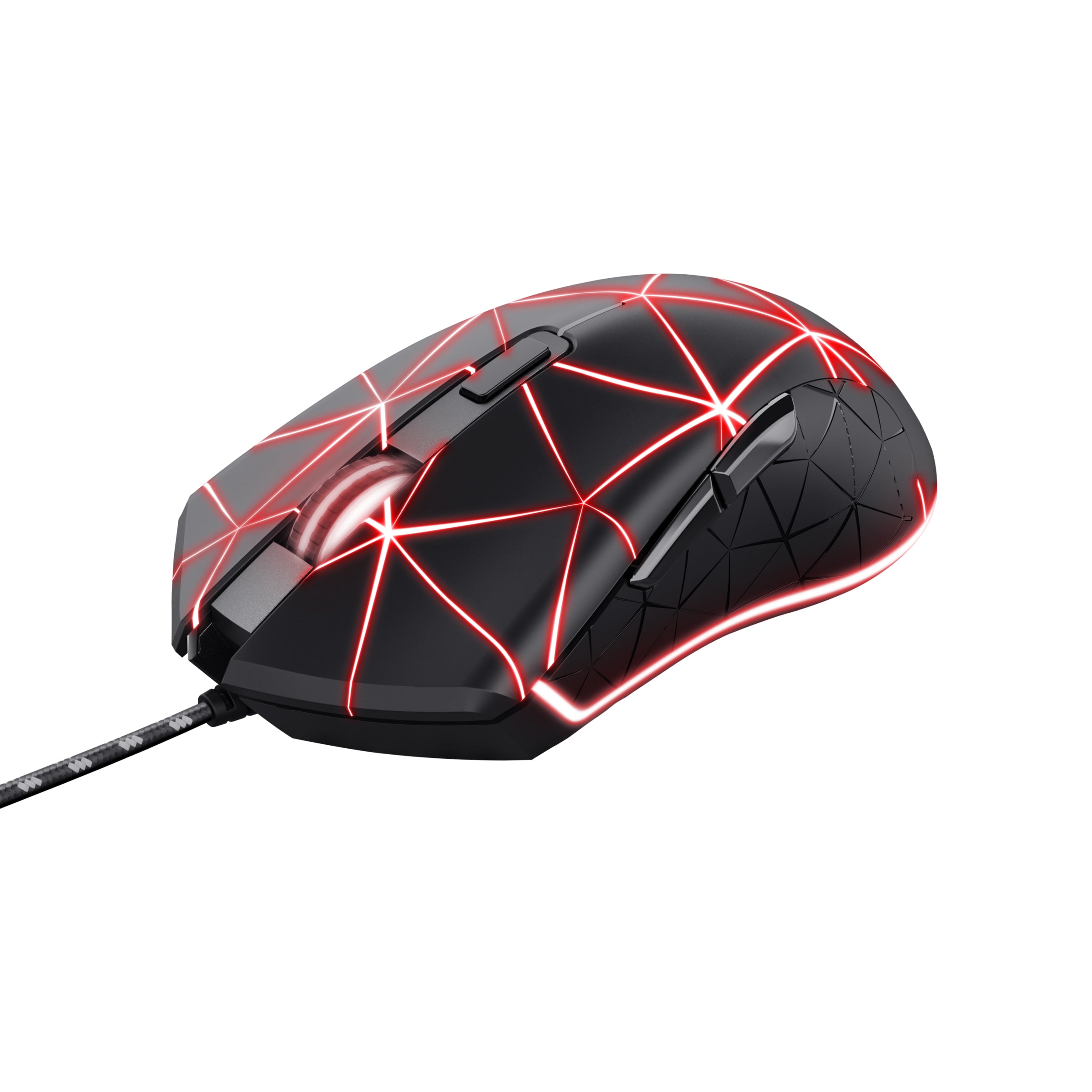 Trust GXT 133 Locx – Gaming-Maus – Kabelgebunden (USB-A), 4000 DPI, RGB-Beleuchtung, Rechts, Schwarz