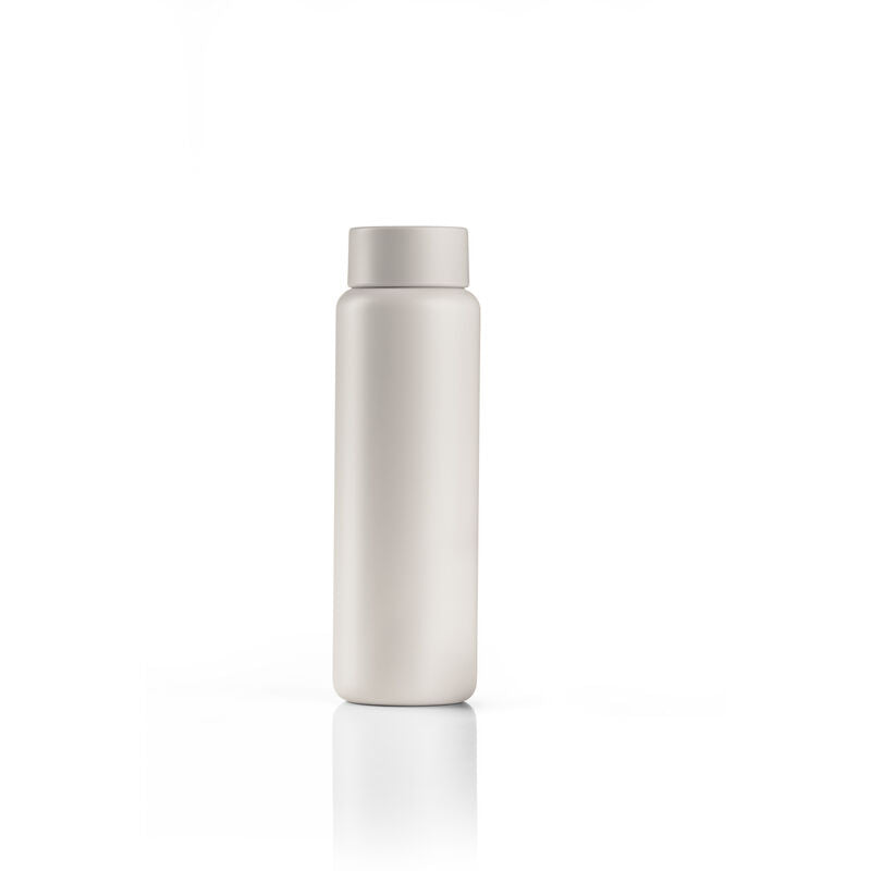 Zone Denmark Singles Isolierflasche 650 ml – doppelwandig 12 h heiss, Edelstahl, Weiss