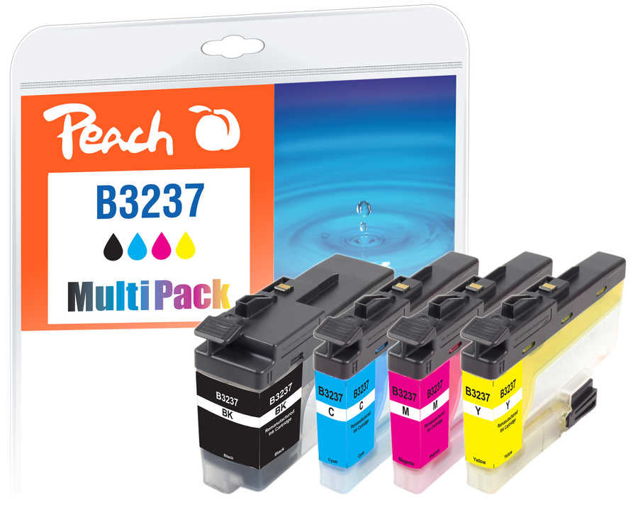 Peach Tintenpatronen-Multipack 3239XL, XL, kompatibel – für Brother HL-L6000DW, HL-L6100DW, MFC-J5945DW und andere