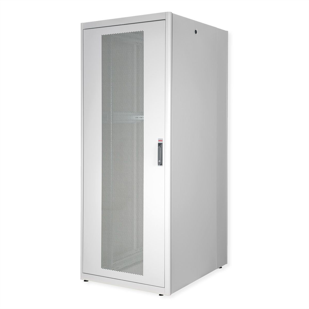 ROLINE Basic – 19" Netzwerkschrank 42U, IP20, abschliessbar, 800 × 1000 × 2010 mm, lichtgrau, Stahl