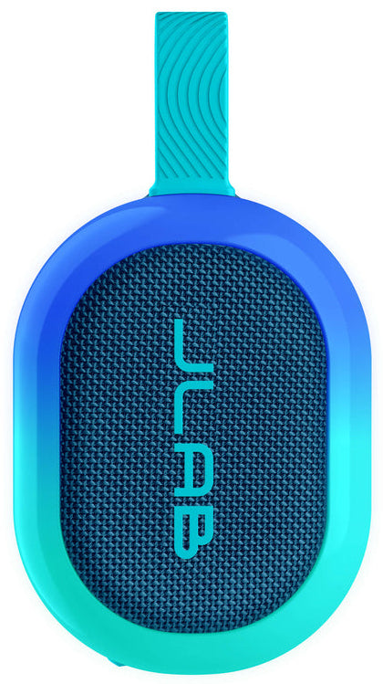 JLab Pop Party – Party-Lautsprecher – 5 W, RGB-Beleuchtung, IP55, 8 h, Navy