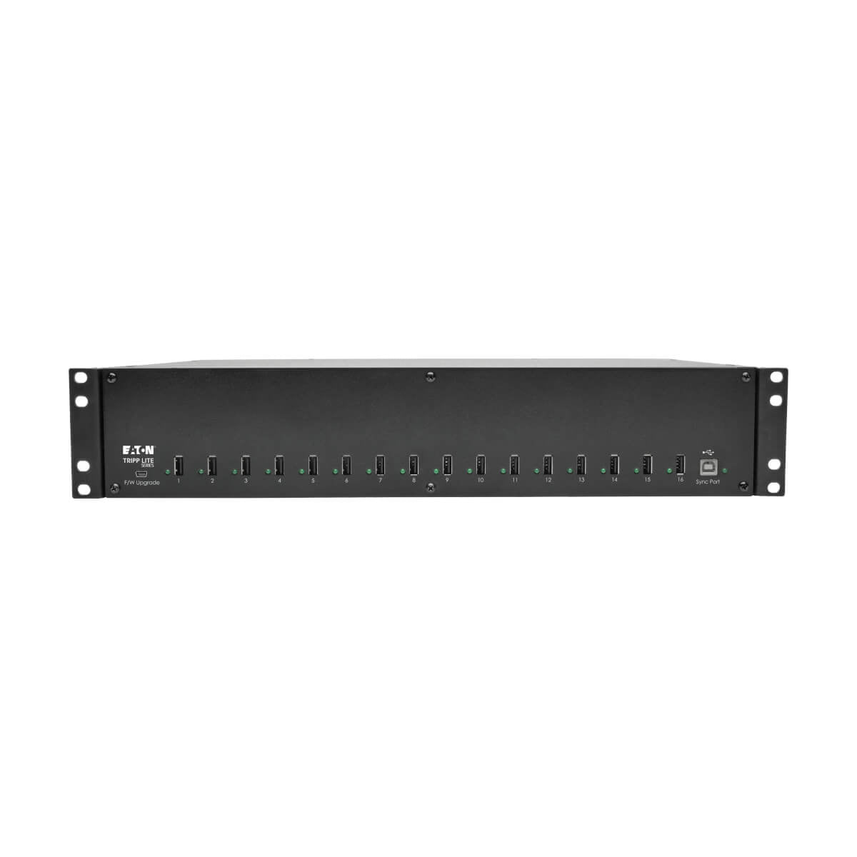 Tripp Lite U280-016-RMINT USB-Ladestation 200 W – Rack 2U – USB×16 – Schwarz
