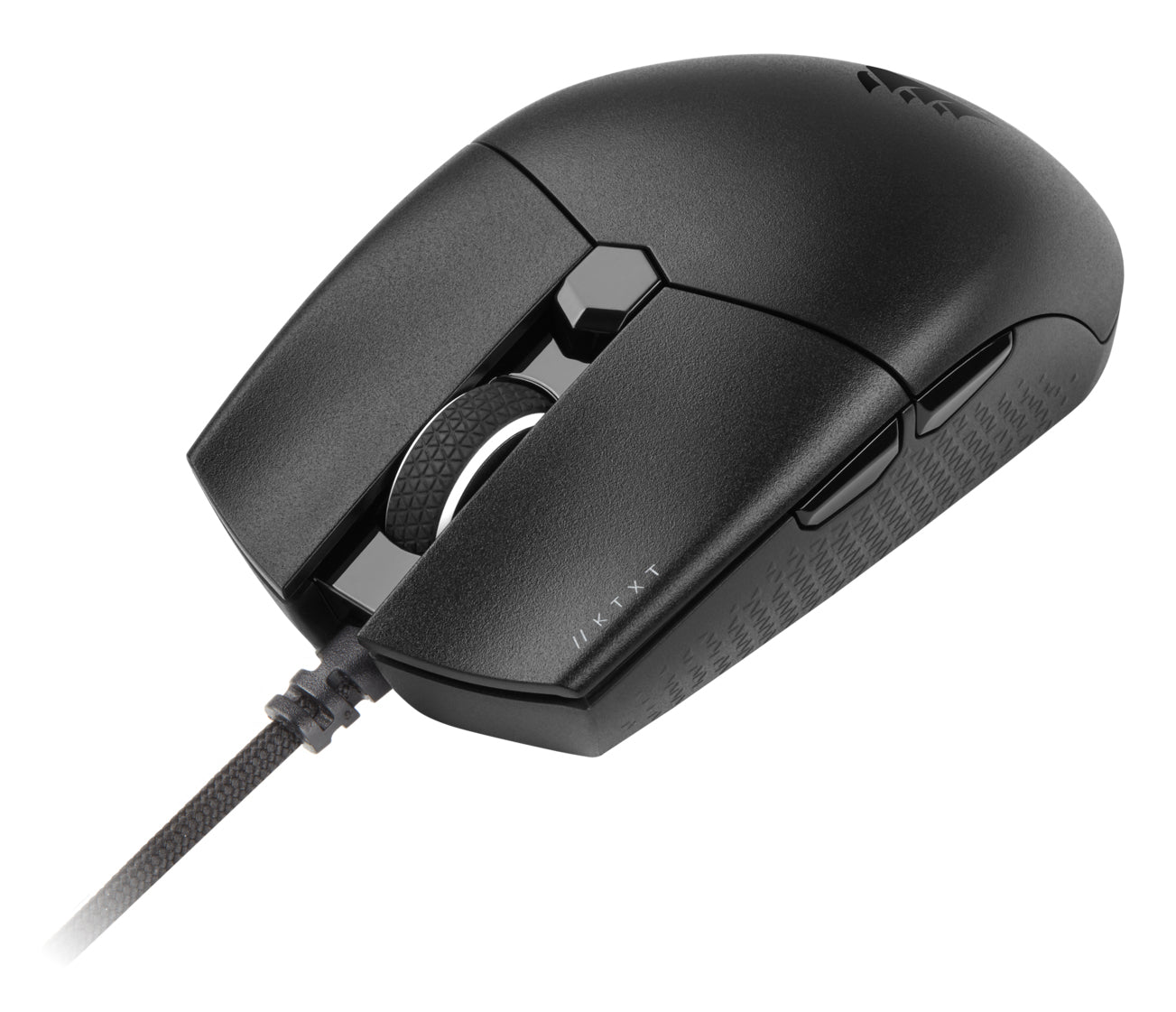 Corsair KATAR PRO XT Gaming-Maus – kabelgebunden, USB-A, 18'000 dpi, 6 Tasten, beidhändig, schwarz