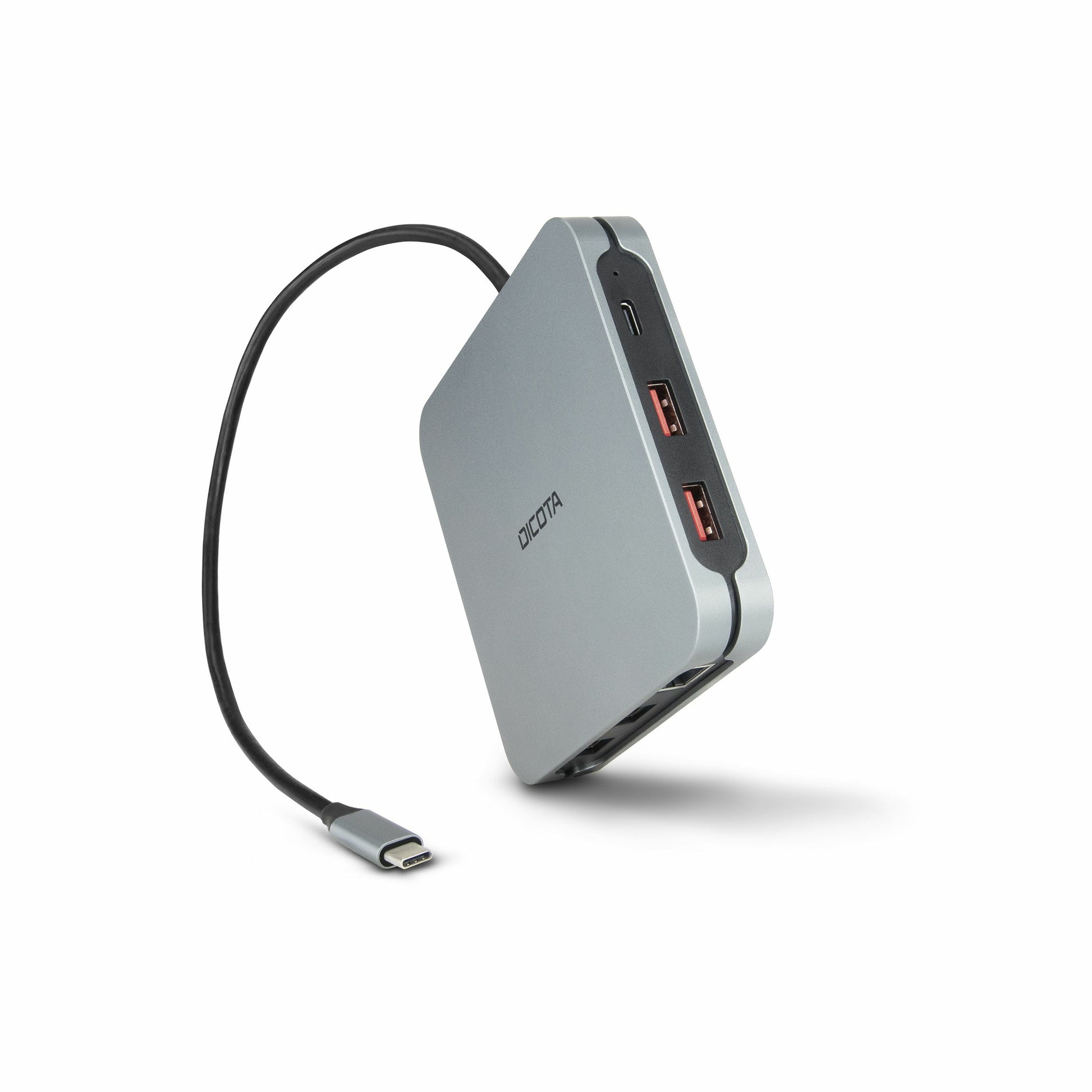 DICOTA D32057 Dockingstation – USB-C, 2× HDMI, 5× USB-A, 1× USB-C, 100 W PD, GbE, für Windows/Mac/ChromeOS