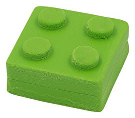 Wedo Radierer Bausteine Bricky – für Bleistifte – 25 × 13 × 25 mm – Kunststoff – sortiert – 4er-Pack