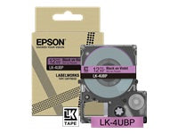 Epson Schriftband – 12 mm × 8 m, violett, schwarz – LK-4UBP