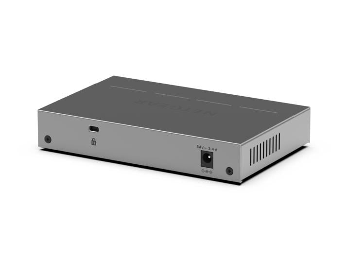 NETGEAR GS108EP – Unmanaged Switch – 5× 1G, 4× PoE+, PoE-Budget 123 W, Desktop