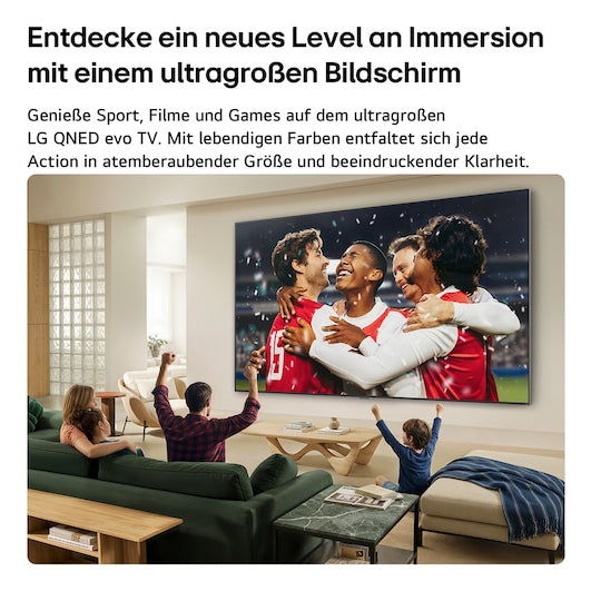 LG 85QNED93B6A – 85" Fernseher – 4K UHD – QNED (Mini-LED) – webOS 26 – 144 Hz – Dolby Vision
