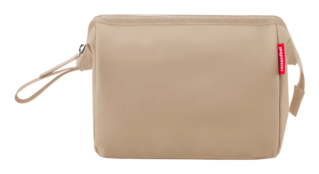Reisenthel Kosmetiktasche Allrounder Cosmetic – 4 l, wasserfest, Reissverschluss – braun – Polyurethan (PU)