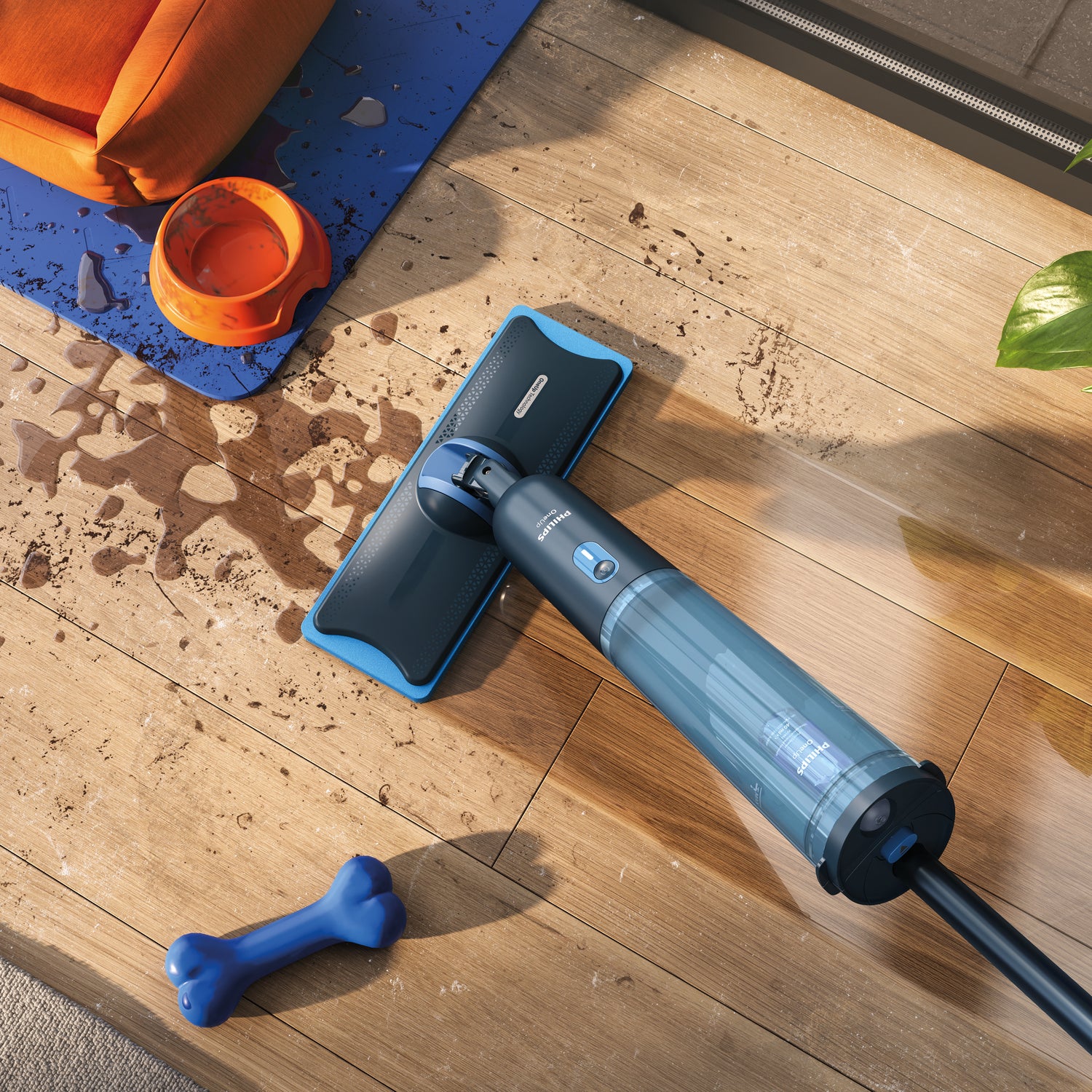Philips XV1892/02 Bodenreiniger für Hartböden für Philips OneUp – Konzentrat, Flasche – 100 g, 2 Stk.