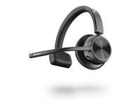 Poly Voyager 4310 Office-Headset – On-Ear, Mono, BT, USB-C, Schwarz, BT 5.2